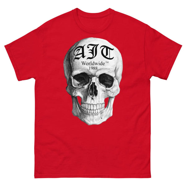 AJT Skull Red T Shirt Worldwide 1988-AJT Jewellery 