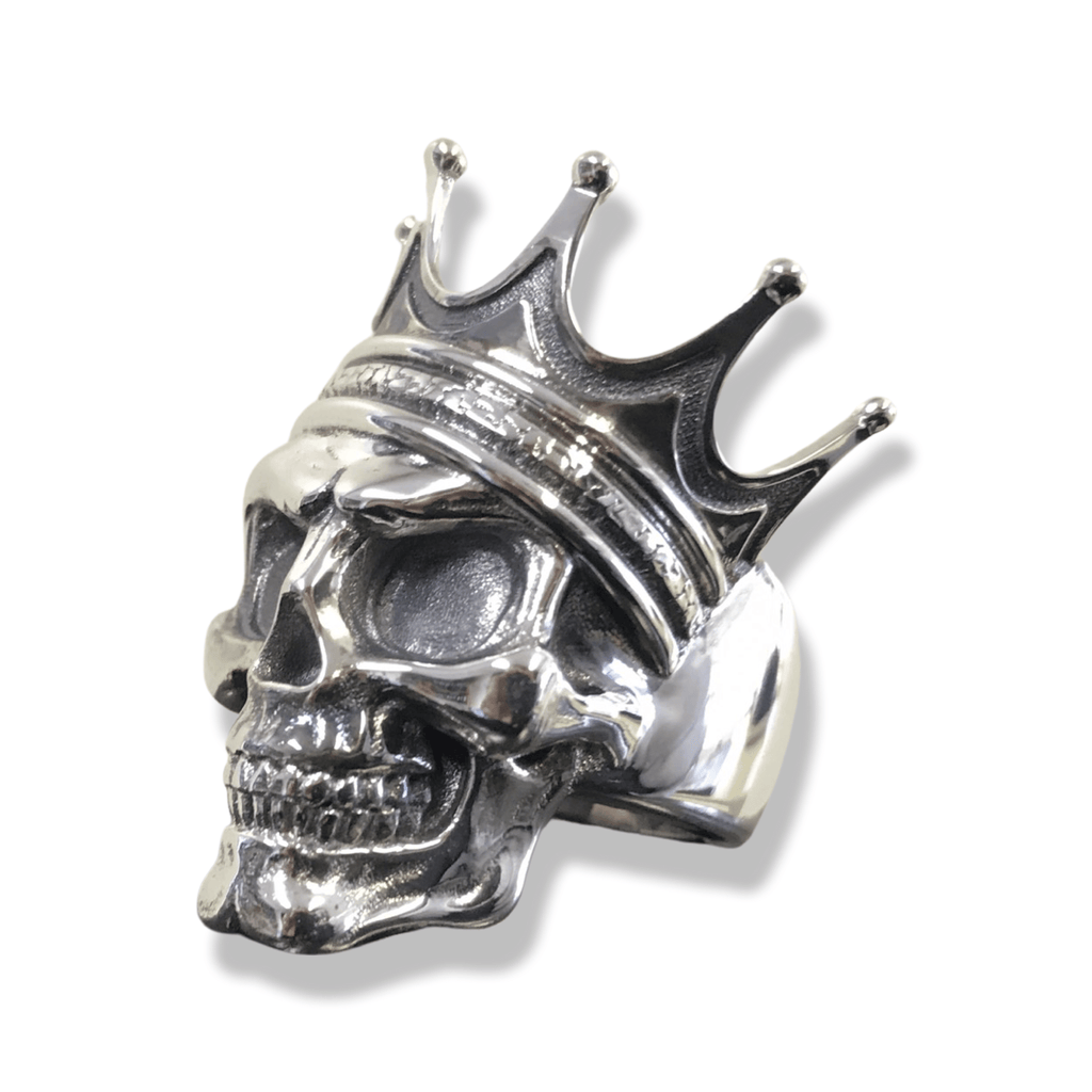 Castle Crown Skull Ring-Ring-AJT Jewellery 