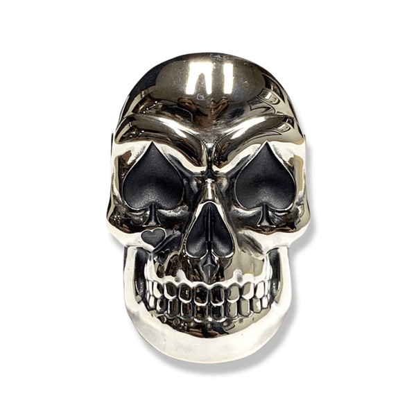 Ace of Spades Skull Ring-Ring-AJT Jewellery 