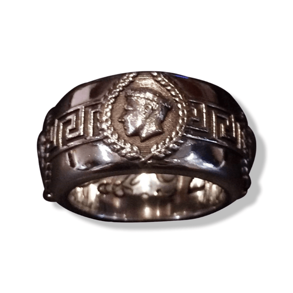 Julius Caesar Roman Silver Ring-Ring-AJT Jewellery 