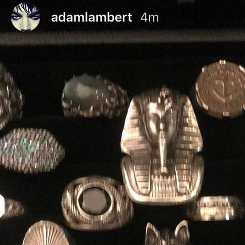 @adamlambert Incredible Ring Collection 🔥🔥👑...