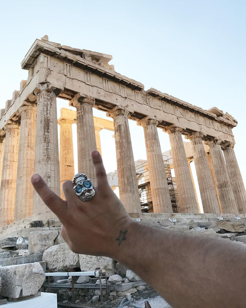 CALAVERA SKULL RING TOUCHING HISTORY...