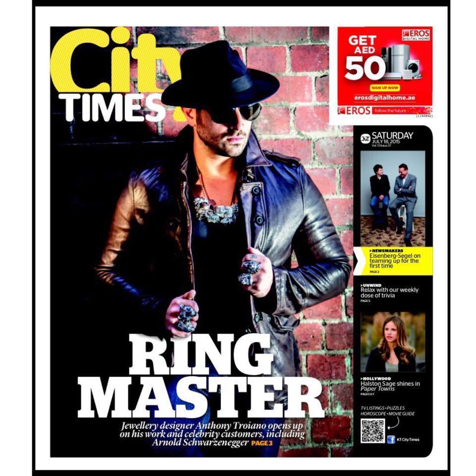 Jewellery designer to the stars Anthony Troiano speaks to City Times about his passion.