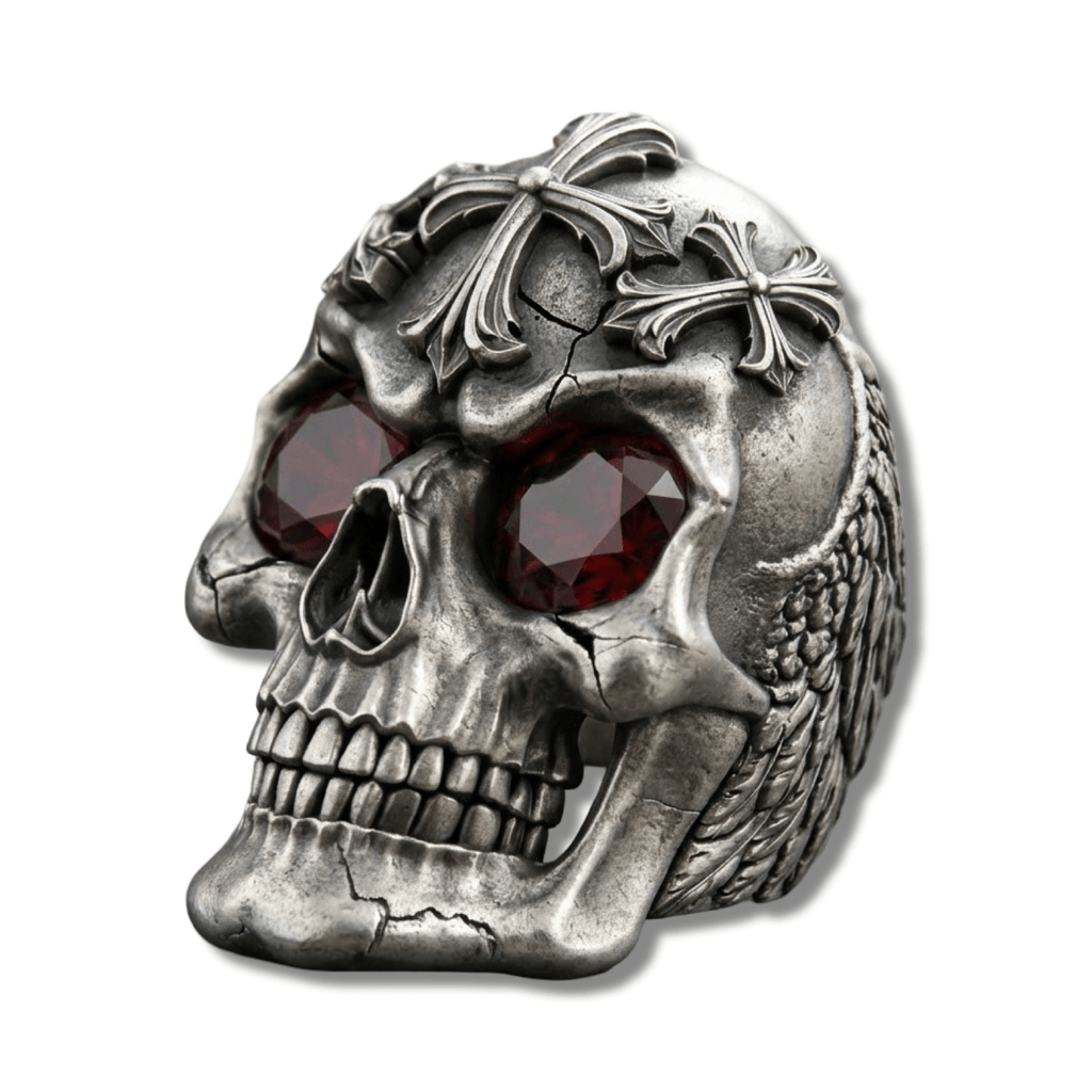 Cardinal Skull Ring-Ring-AJT Jewellery 
