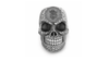 Crypto King Silver Bitcoin Skull Ring | Sterling Silver BTC Mens Ring-Ring-AJT Jewellery 