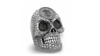 Crypto King Silver Bitcoin Skull Ring | Sterling Silver BTC Mens Ring-Ring-AJT Jewellery 