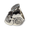 The Governor Skull Ring | Sterling Silver Arnold Schwarzenegger Skull Ring-Ring-AJT Jewellery 