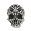 Majesty Skull Ring | Sterling Silver Baroque Crowned Mens Skull Ring-Ring-AJT Jewellery 