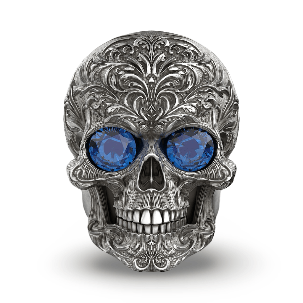 Tiberius Skull Ring-Ring-AJT Jewellery 