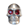 Plain Sugar Skull Ring Extra Large | Sterling Silver Schwarzenegger Sugar Skull Ring-Ring-AJT Jewellery 