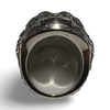American Dream Skull Ring | Sterling Silver USA Mens Skull Ring with Gemstones-Ring-AJT Jewellery 