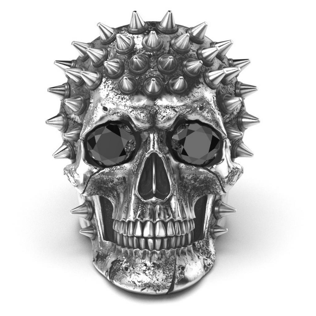 Cattivo Skull Ring-Ring-AJT Jewellery 