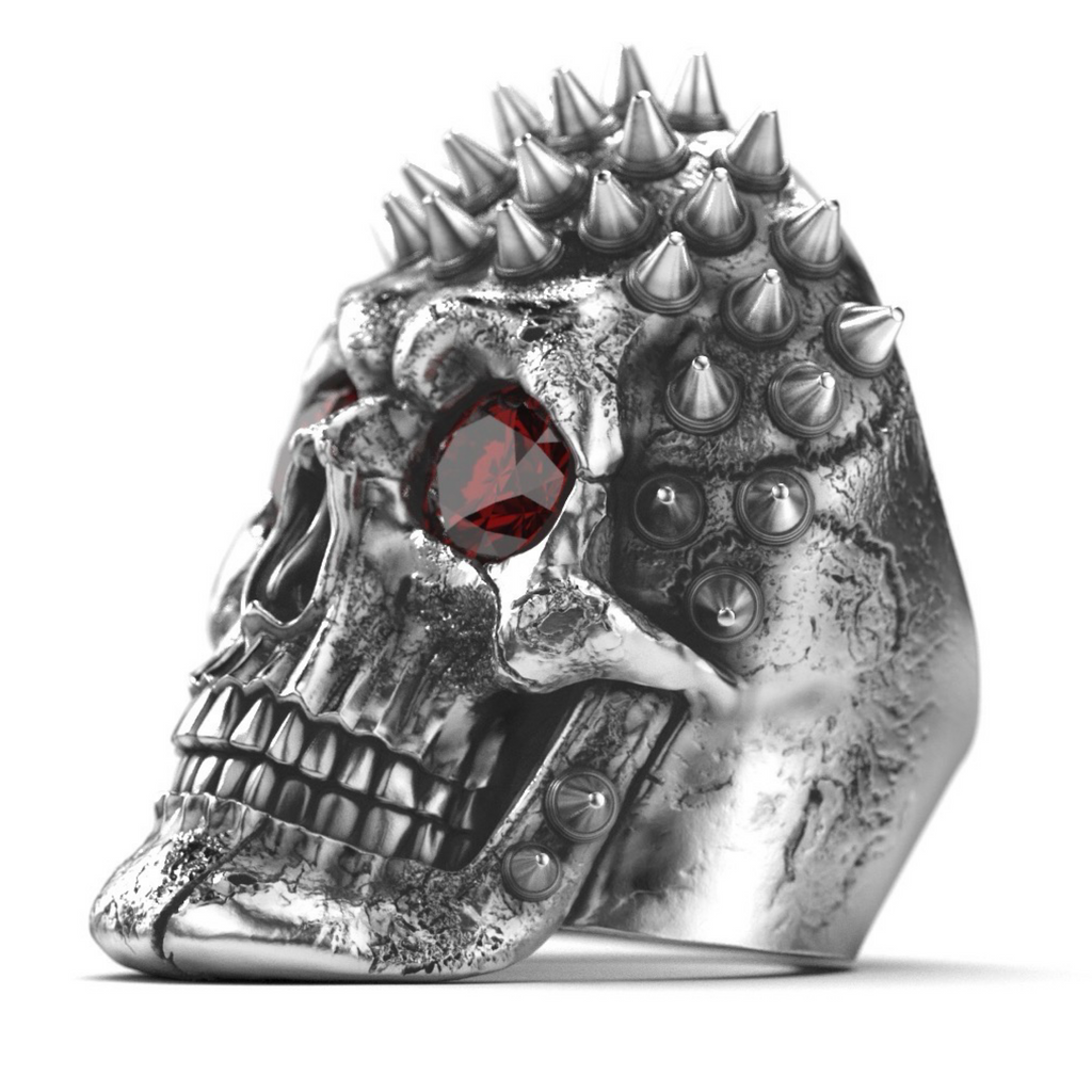 Cattivo Skull Ring-Ring-AJT Jewellery 