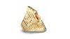 Crypto King Gold Bitcoin Skull Ring Orange Garnet 18ct | Solid 18ct Gold BTC Ring-Ring-AJT Jewellery 