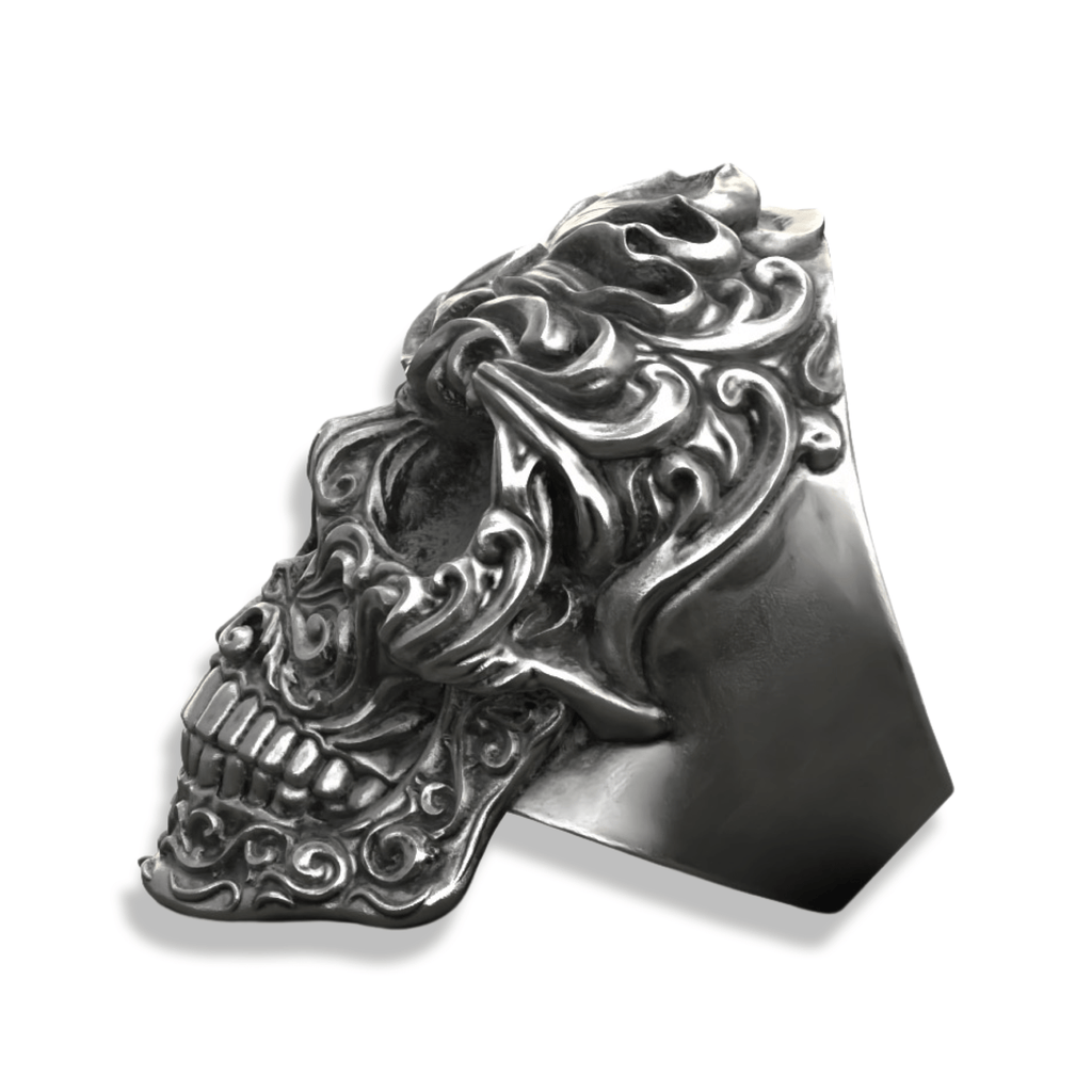 Majesty Skull Ring-Ring-AJT Jewellery 