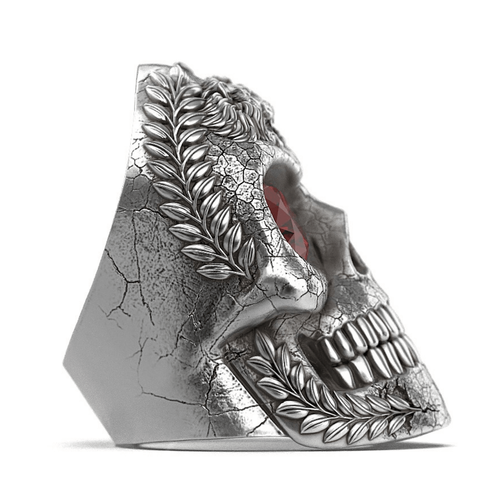 AJT Jewellery  Ring The Roman Skull Ring