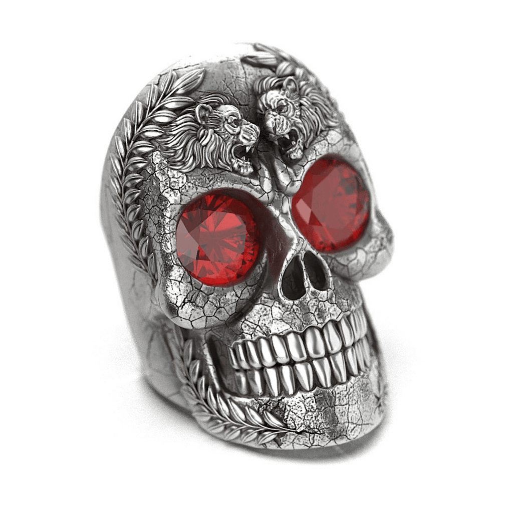 AJT Jewellery  Ring The Roman Skull Ring