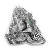 American Dream Skull Ring | Sterling Silver USA Mens Skull Ring with Gemstones-Ring-AJT Jewellery 