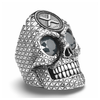 XRP Skull Ring | Sterling Silver Ripple Crypto Mens Ring-Ring-AJT Jewellery 