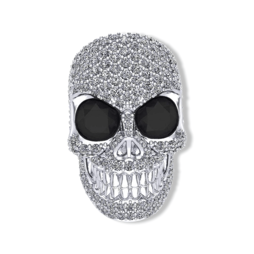 Win The Diamanté Skull Ring With Diamonds-Ring-AJT Jewellery 