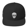 AJT Snapback Embroidery Skull Cap | Mens Embroidered Skull Snapback Hat-Apparel-AJT Jewellery 