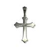Divinity Silver Cross Pendant | Sterling Silver Mens Cross Pendant-Pendant-AJT Jewellery 