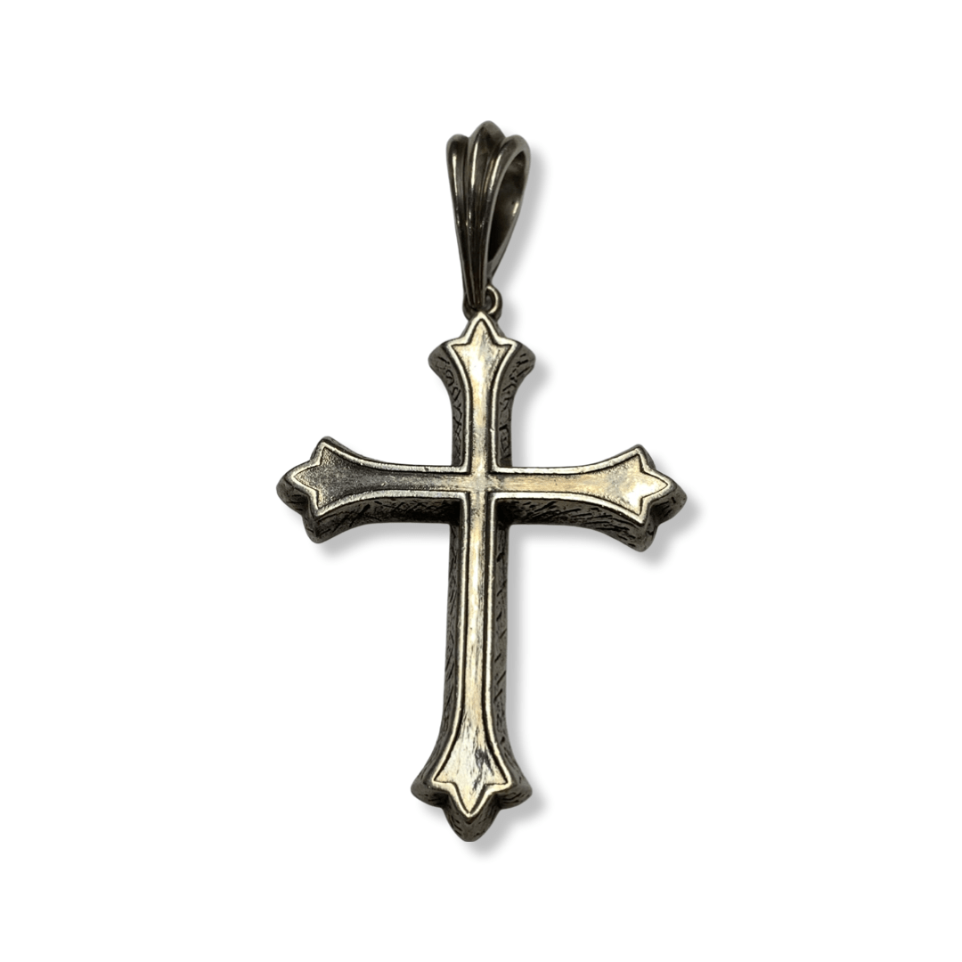 Rogue 26'' Silver Cross Necklace
