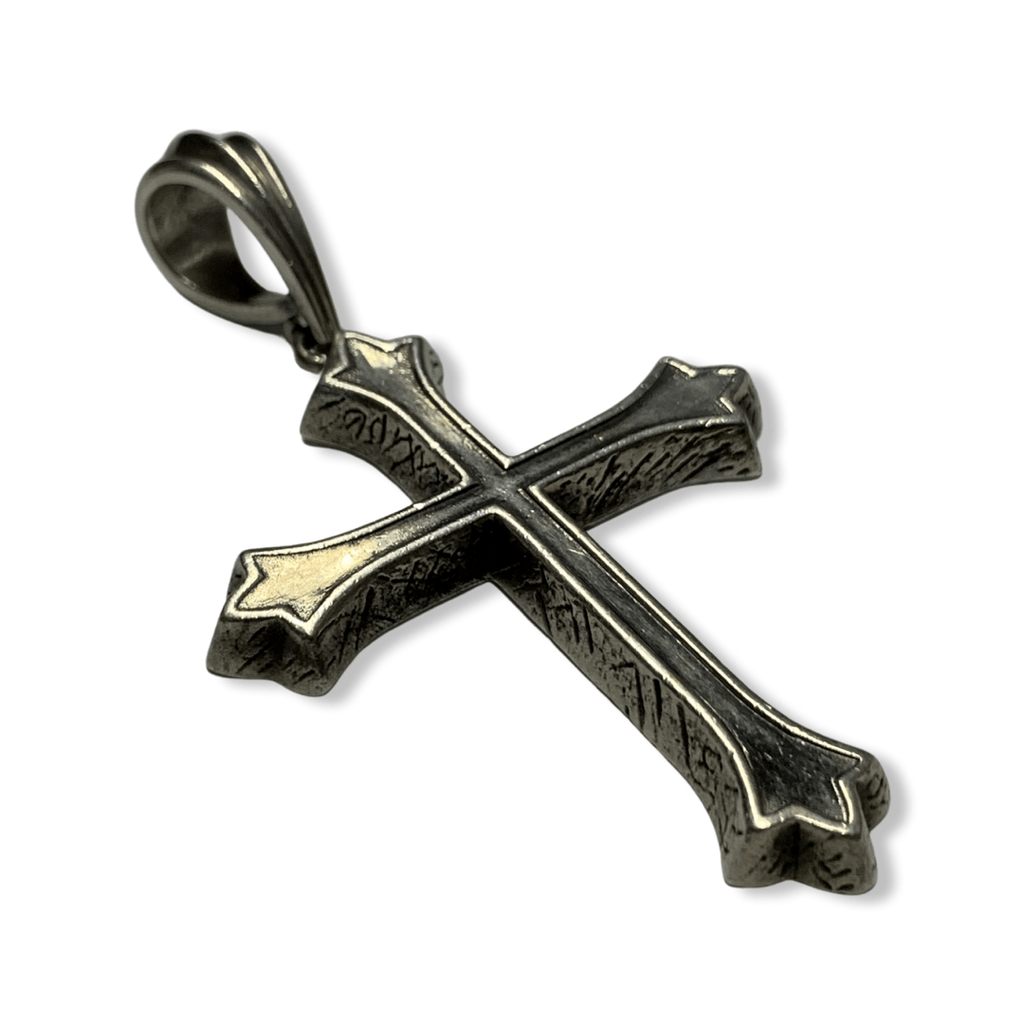 Rogue 26'' Silver Cross Necklace