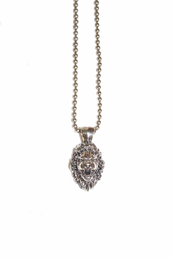 Thor The White Lion Pendant | Sterling Silver Lion Whisperer Charity Pendant-Necklace-AJT Jewellery 