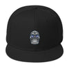 Regal Skull Blue Gem Snapback Hat | AJT Jewellery Embroidered Skull Cap-AJT Jewellery 