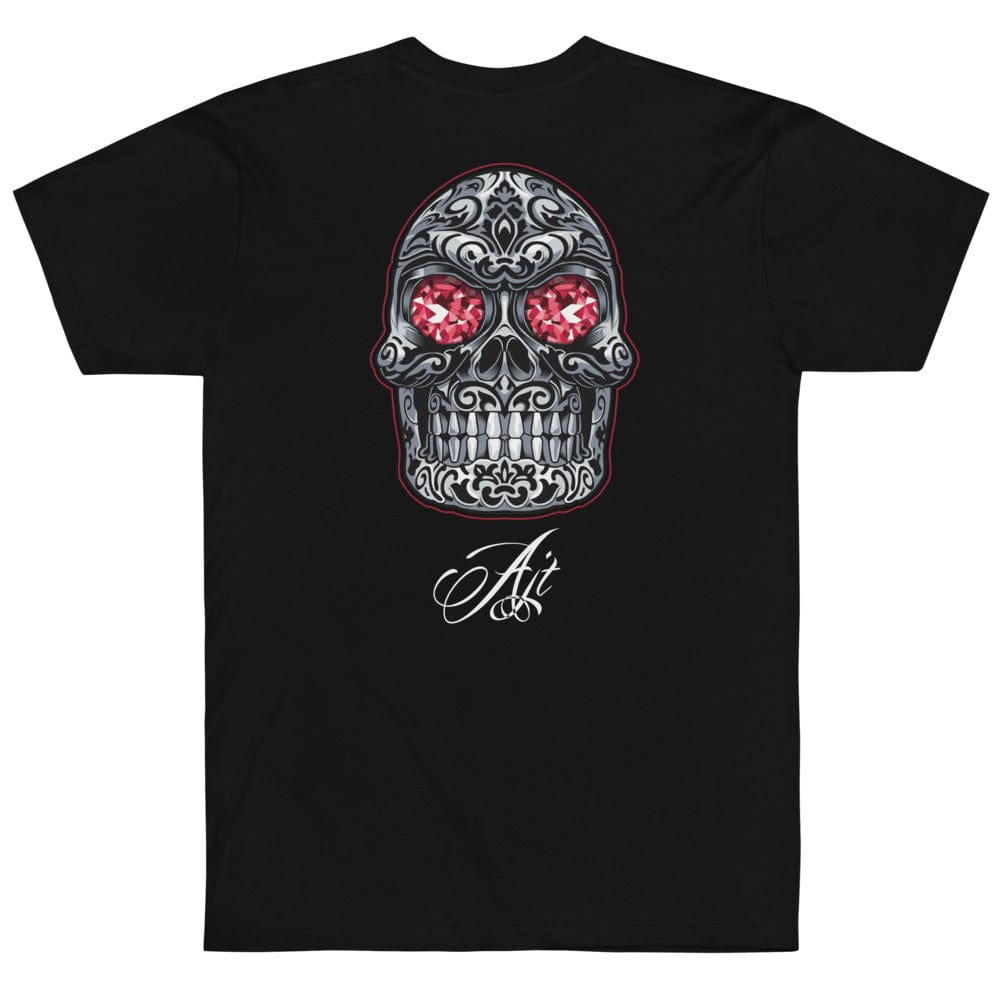Regal Skull Ruby Gem T Shirt-Apparel-AJT Jewellery 