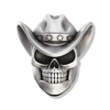Cowboy Skull Ring | Sterling Silver Western Cowboy Hat Skull Ring-Ring-AJT Jewellery 
