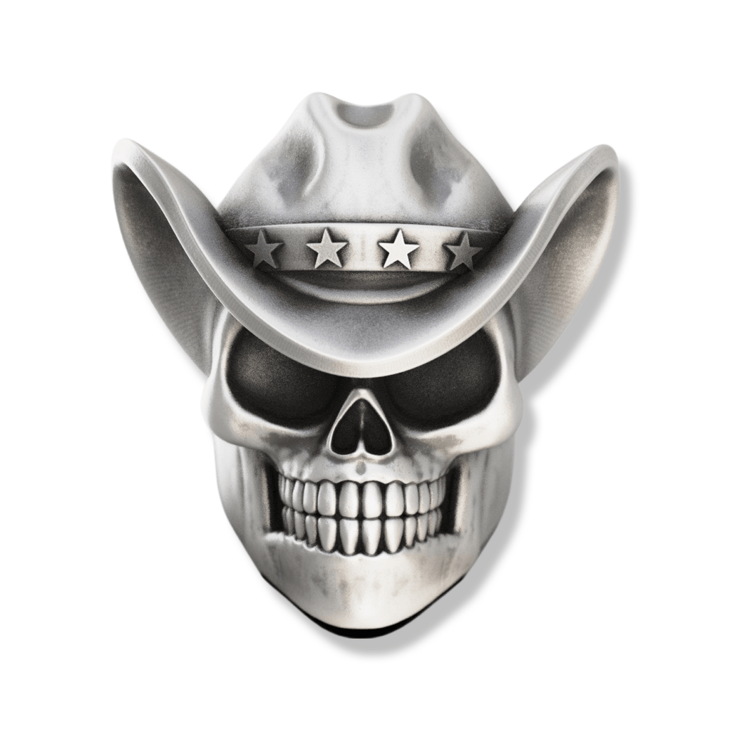 Cowboy Skull Ring-Ring-AJT Jewellery 