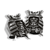 Japanese Samurai Demon Warrior Mask Ring | Sterling Silver Oni Mens Ring-Ring-AJT Jewellery 