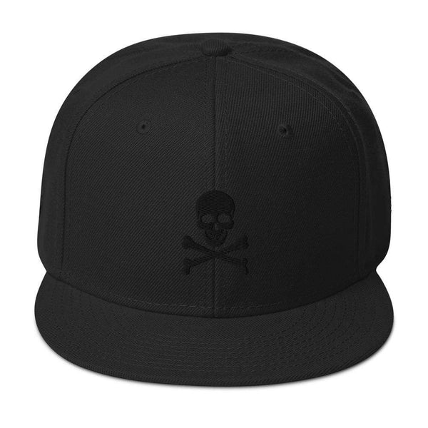 Skull And Crossbones Snapback Hat | AJT Jewellery Mens Skull Cap-Apparel-AJT Jewellery 