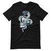 Snake Skull Short Sleeve T Shirt | AJT Jewellery Mens Skull Graphic Tee-Apparel-AJT Jewellery 