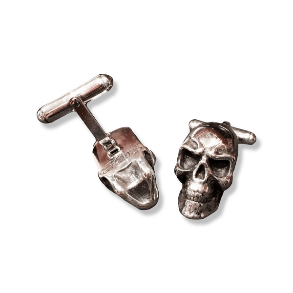 Skull Cufflinks-Accessories-AJT Jewellery 