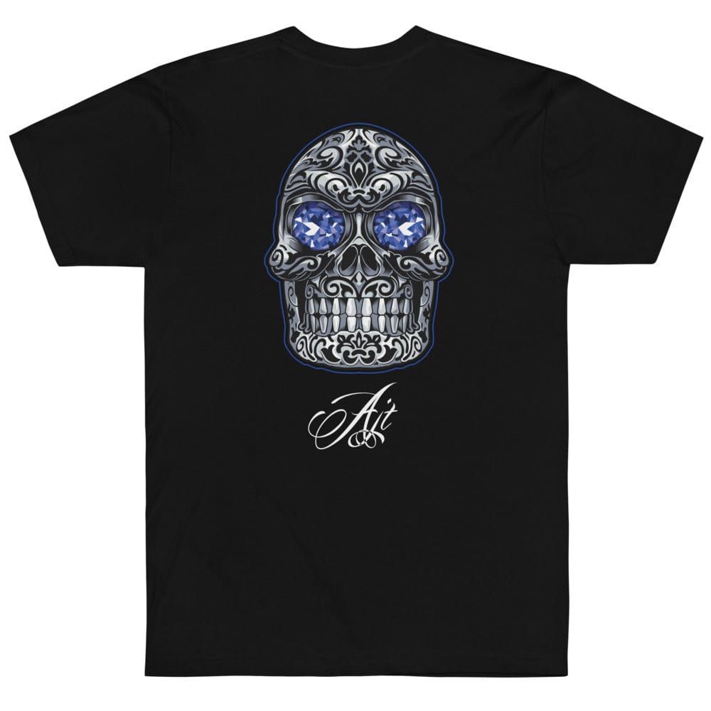 Regal Skull Blue Gem T Shirt-Apparel-AJT Jewellery 