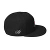 Regal Skull Ruby Red Snapback Hat | AJT Jewellery Embroidered Skull Cap-Apparel-AJT Jewellery 