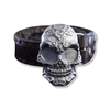 Silver Calavera Skull Belt Buckle | Sterling Silver Mens Sugar Skull Buckle-Belt Buckle-AJT Jewellery 