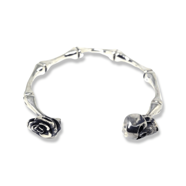 Rozalia Sterling Silver Bangle | Sterling Silver Womens Bangle Bracelet-Bracelet-AJT Jewellery 