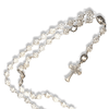 Rosario Silver Cross Chain | Sterling Silver Mens Cross Necklace Chain-Necklace-AJT Jewellery 