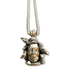 Silver Medusa Head Pendant | Sterling Silver Mens Greek Mythology Pendant-Necklace-AJT Jewellery 