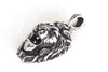 Lion Pendant | Sterling Silver Angry Lion Head Mens Pendant-Pendant-AJT Jewellery 
