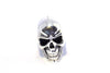 Silver Anatomical Skull Ring | Sterling Silver Realistic Mens Skull Ring-Ring-AJT Jewellery 