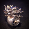 Sterling Silver Dragon Ring | Mens Chinese Dragon Ring-Ring-AJT Jewellery 