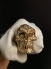 The Regal Gold Skull Ring | 9ct Gold Mens Baroque Skull Ring-Ring-AJT Jewellery 