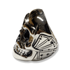 Ace of Spades Skull Ring | Sterling Silver Mens Spades Skull Ring-Ring-AJT Jewellery 
