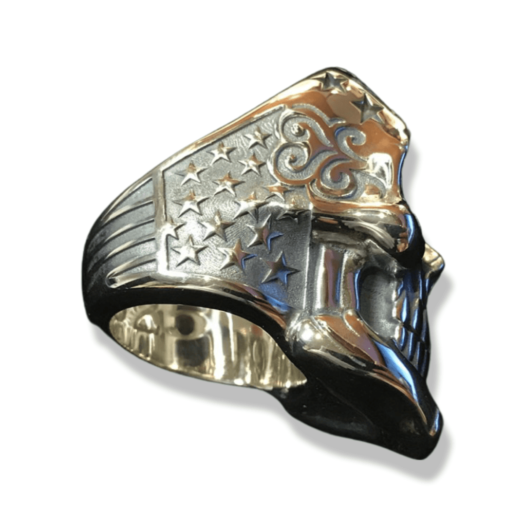 All-Star Sugar Skull Ring-Ring-AJT Jewellery 