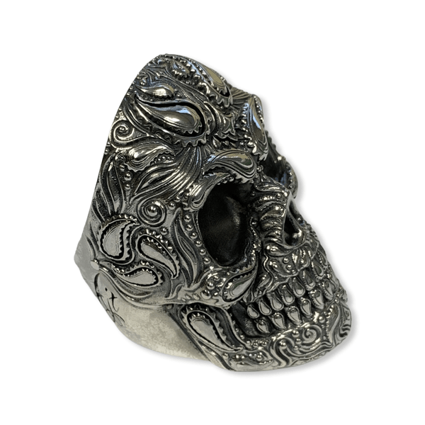 Bandana Skull Ring-Ring-AJT Jewellery 